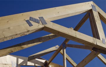 Row Ash roof trusses for new builds and additions
